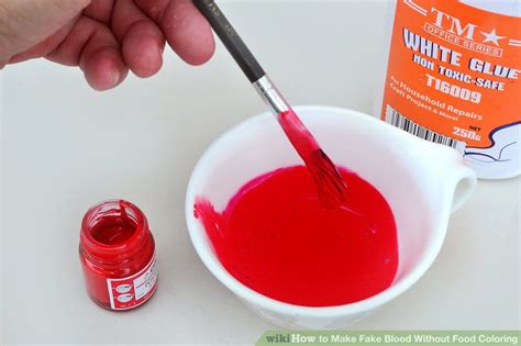 does fake blood made with food coloring stain clothes|washable blood without food coloring.